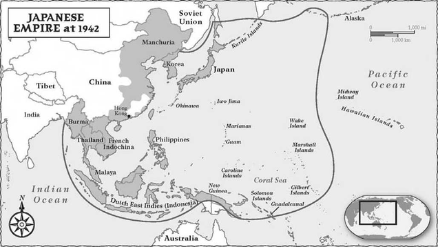 The extent of Japanese expansion (worldhistory.biz)